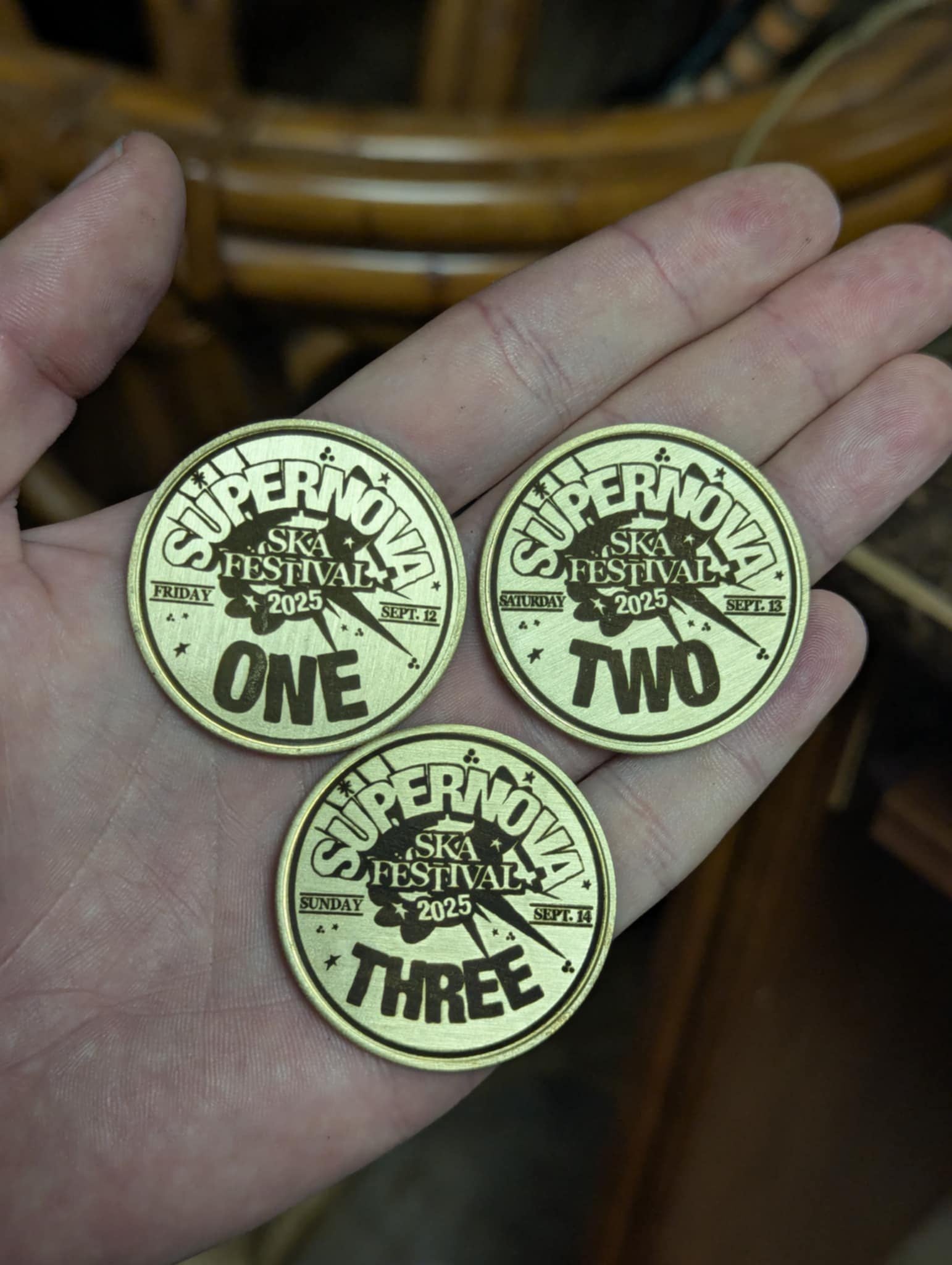 2025 Supernova Brass Challenge Coins