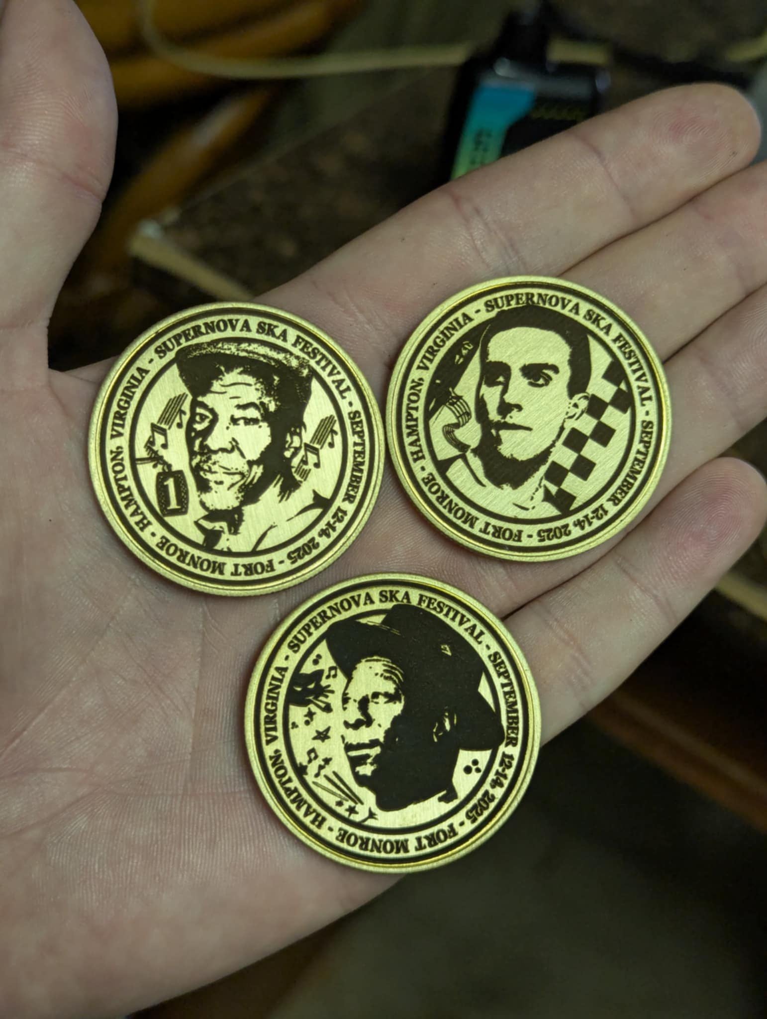 2025 Supernova Brass Challenge Coins