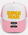 Supernova Font Trucker Cap - Pink