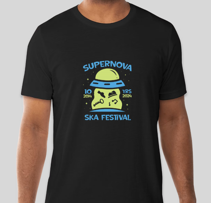 Limited Edition UFO 10 Year Tee Shirt – Supernovaska