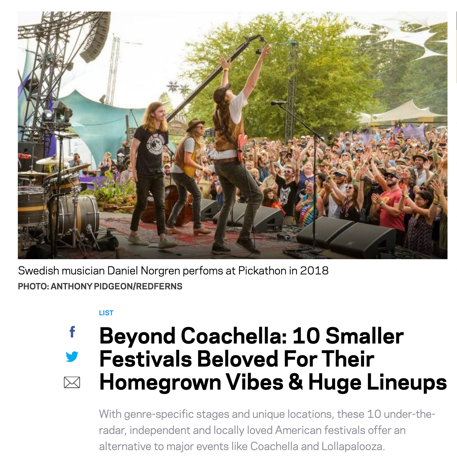 Beyond Coachella: 10 Smaller Festivals Beloved For Their Homegrown Vibes & Huge Lineups