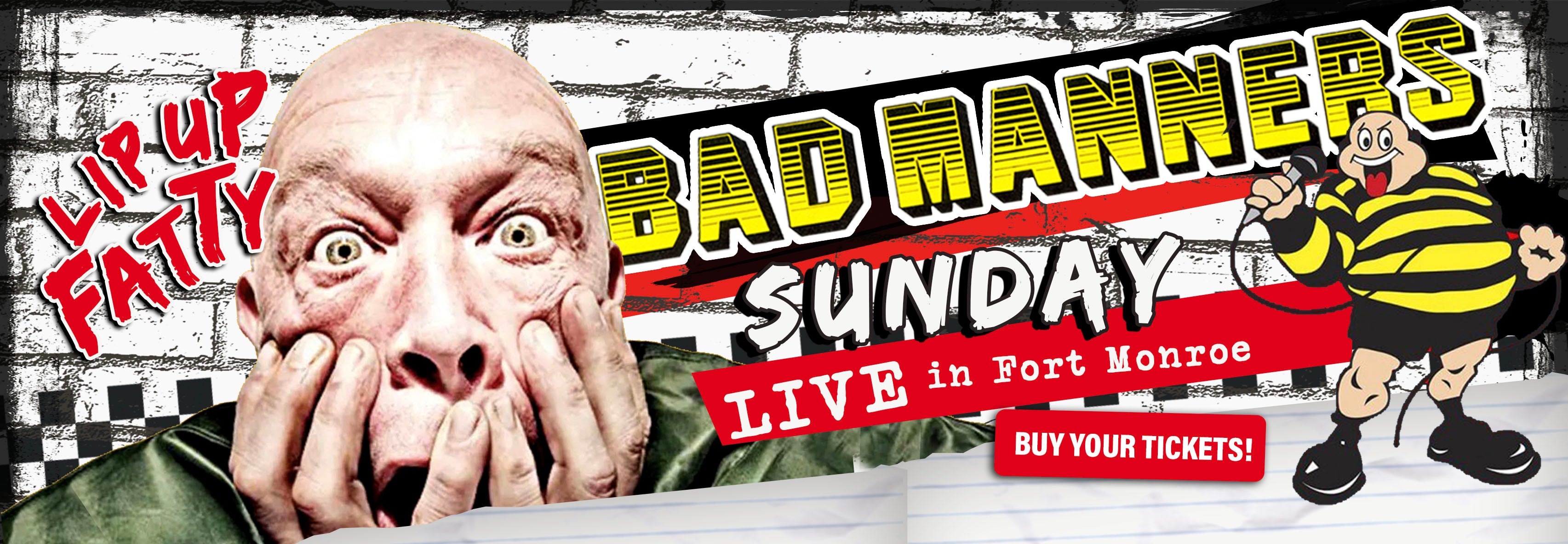 Bad Manners Sunday Live in For Monroe