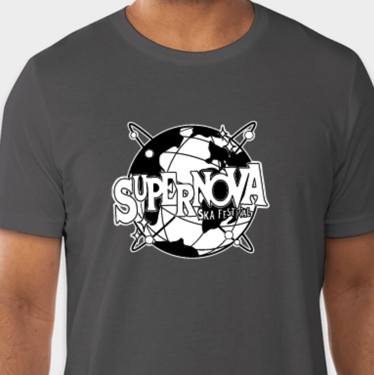 Supernova Ska Festival - Men&#39;s Jersey Grey T-Shirt