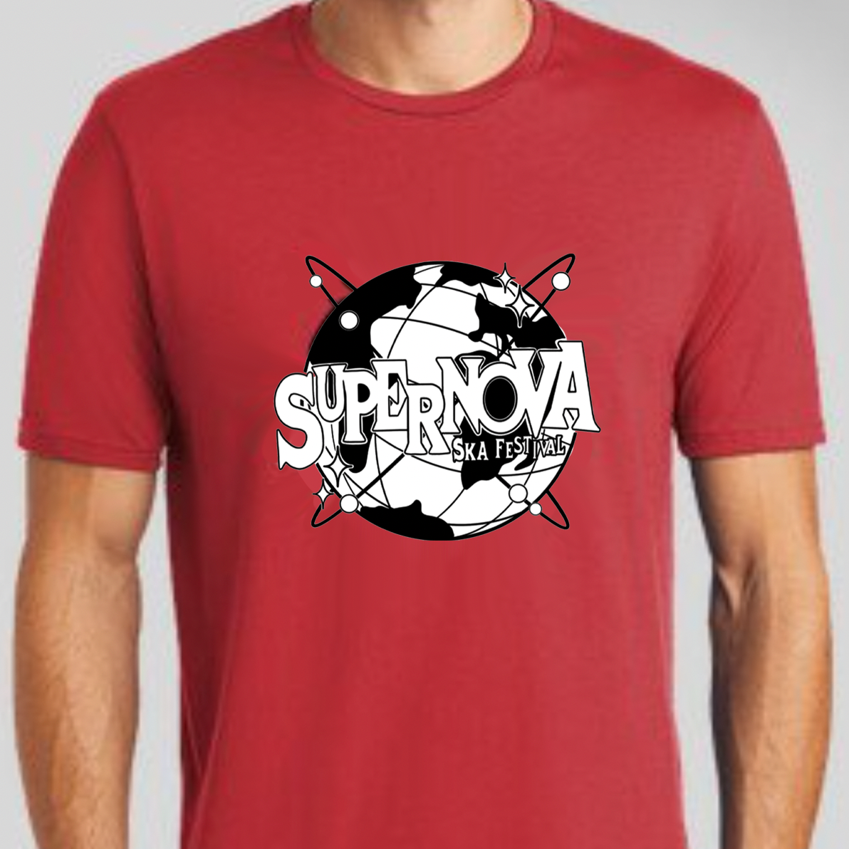Supernova Ska Festival - Classic Red Jersey T-shirt