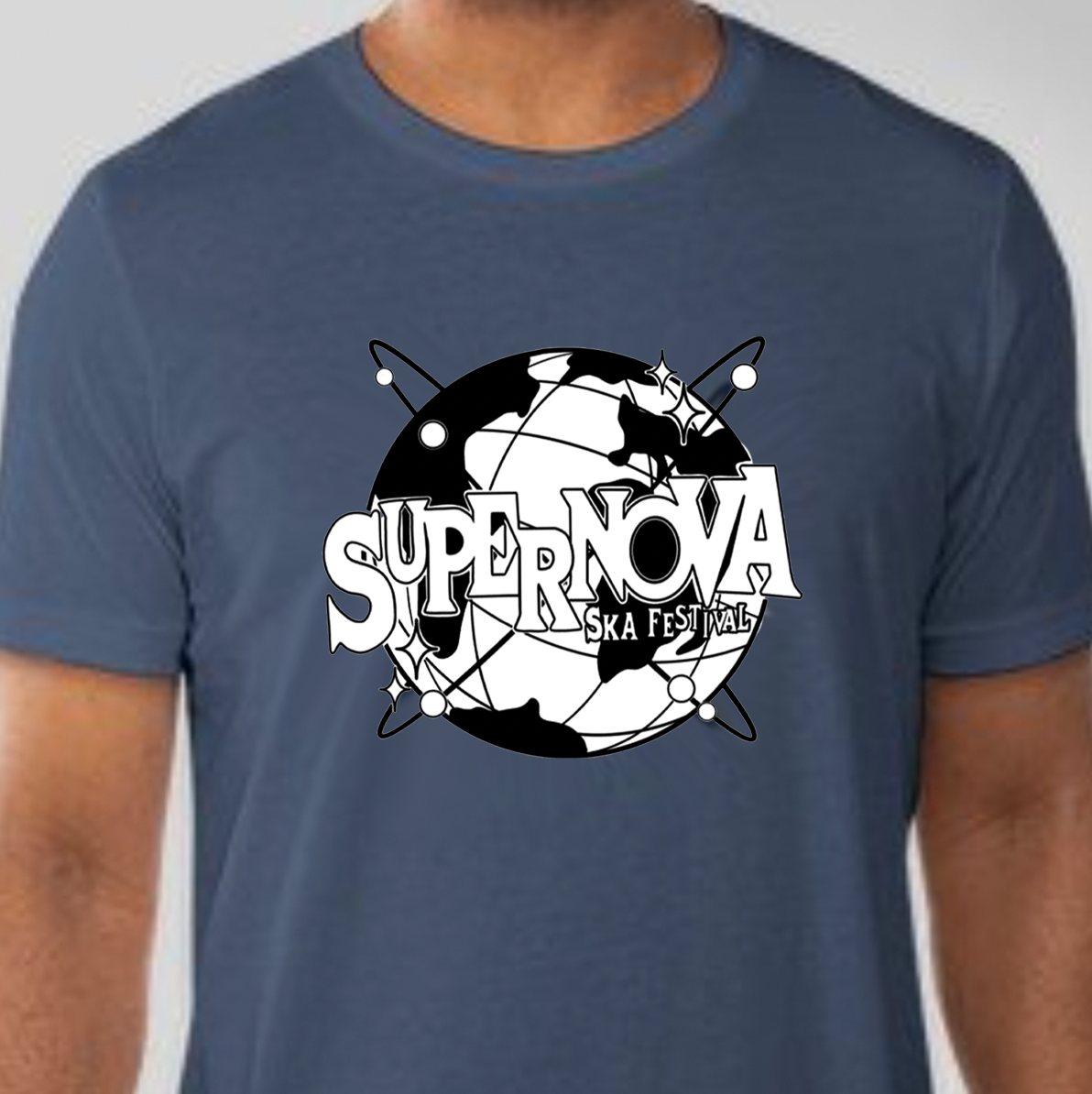 Supernova Ska Festival - Navy Jersey T-shirt