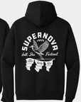Supernova Great Heron Black Hoodie
