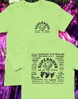 Supernova Great Heron Pistachio Tee with Line-Up