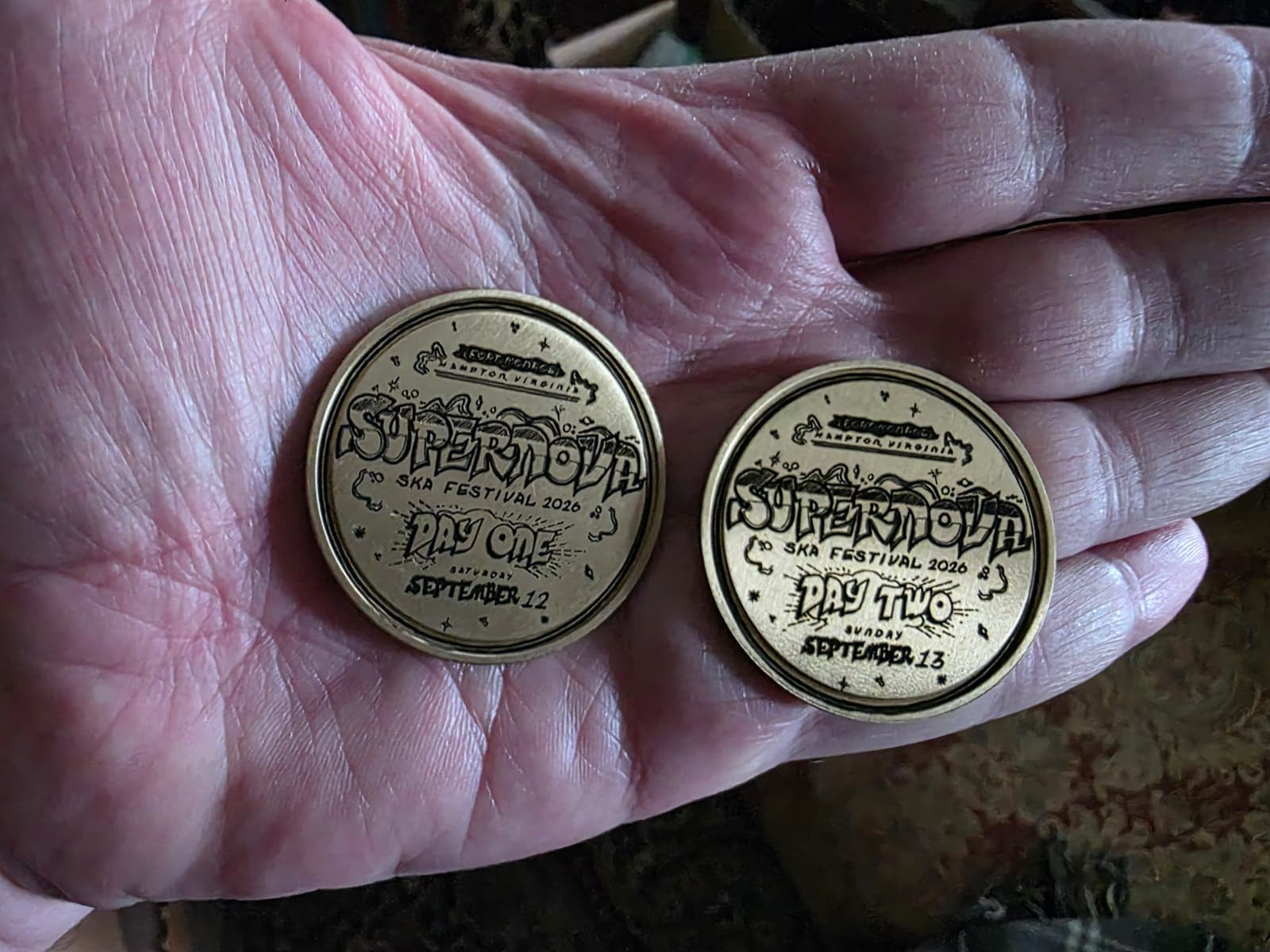 2026 Supernova Brass Challenge Coins